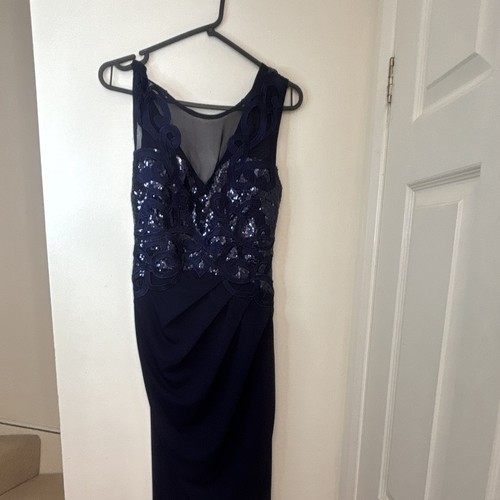 Lipsy london navy sequin mesh - london,