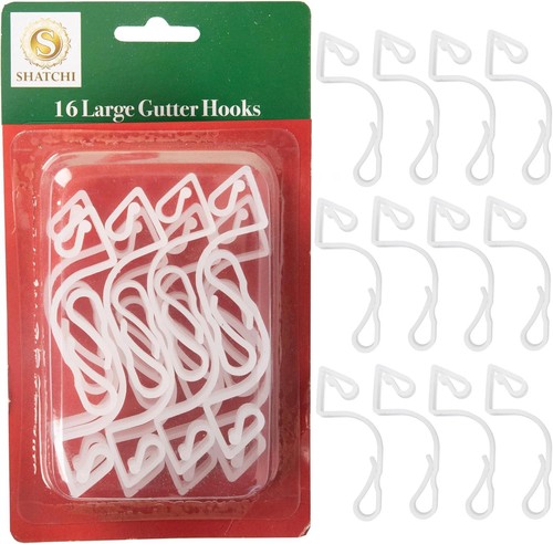 16pcs large gutter - large, clear
