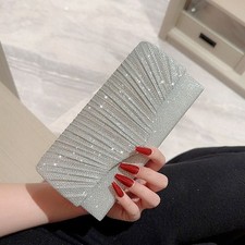 Women Glitter Shimmer Envelope