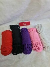 Bondage Rope BDSM Shibari 10m Red Black White Cotton Fetish Restraint SM SLAVE