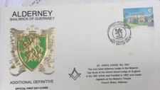 MASONIC COVER ALDERNEY C.I