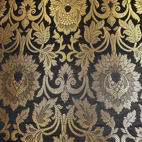 Floral gold leaf - floral, damask