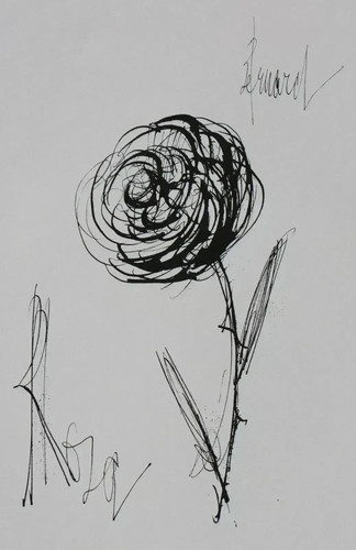 Bernard buffet rosa signed - rosa,,