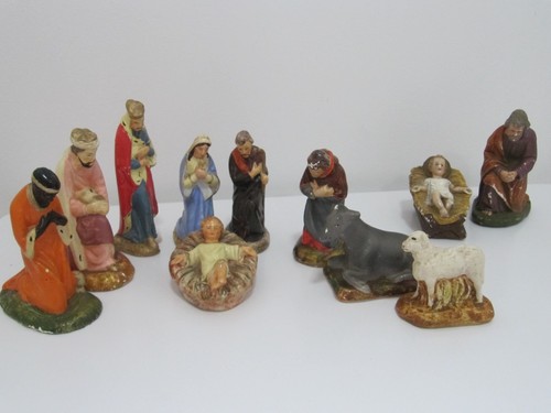 Vintage hand painted plaster - hand,