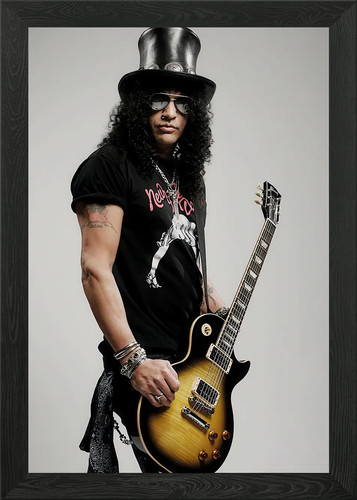 Slash with gibson les - with,