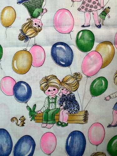 Fabric vtg 70s holly - fabric,
