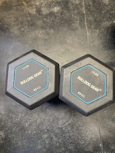 45kg hex dumbbells bulldog - dumbbells,