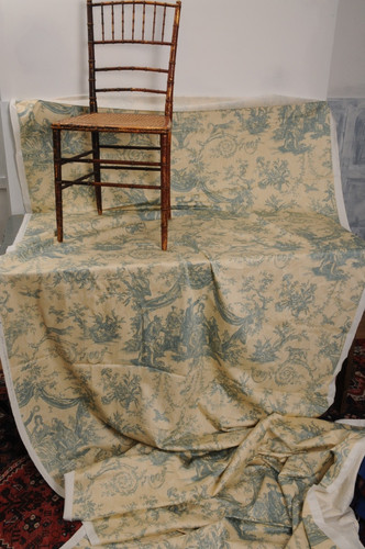 Toile moire print - &,
