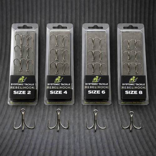 Strong treble hooks pike - strong,