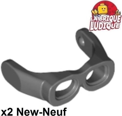 Lego minifig headgear visor - 2x,