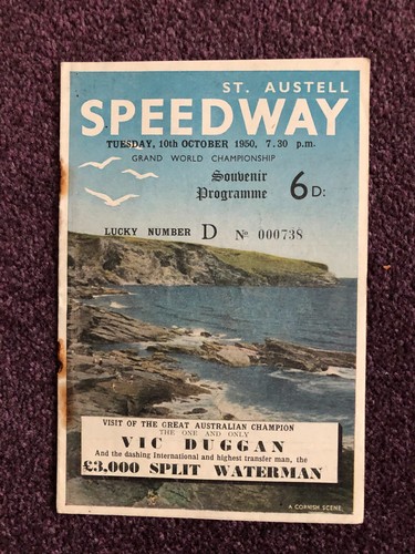 Speedway programme austell - speedway,