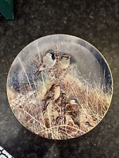 SPARROWS COALPORT BIRD COLLECTORS PLATE FROM THE SERIES FROSTY MORNINGS LTD EDIT