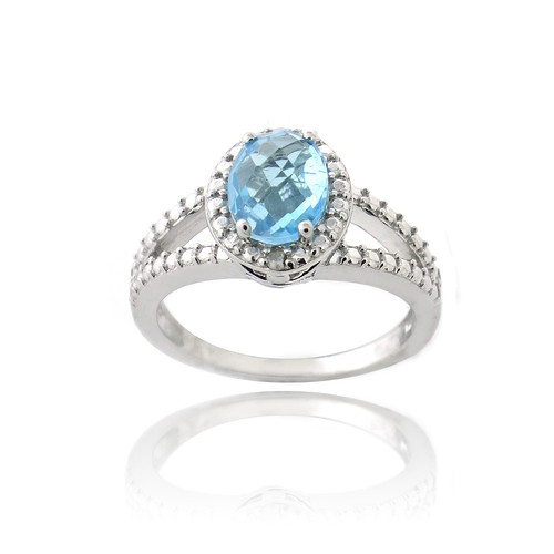 925 silver 5ct swiss blue - silver,