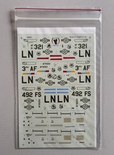 EAGLE STRIKE 48005 KOSOVO EAGLES F-15E DECAL 1/48 SCALE RAF LAKENHEATH NEW @WOW@