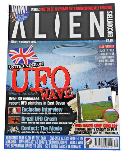 Alien encounters magazine - alien,