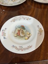 Peter Rabbit Benjamin Bunny Collectible Plate Vintage