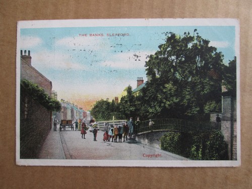 Postcard the banks - the, sleaford