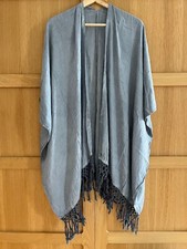 ESPRIT Poncho Washed Blue