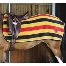 WEATHERBEETA SANDOWN NEWMARKET GOLD STRIPE FLEECE EXERCISE SHEET/RUG