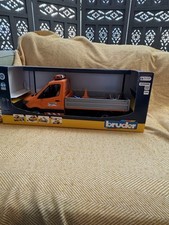 Bruder MB Sprinter 02677 Construction Vehicle with Signs and Man Toy Car