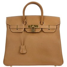 Hermes HAC Birkin Bag Brown