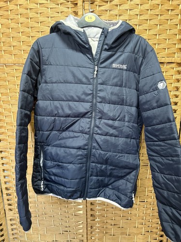 Ladies regatta navy hooded zip - ladies,