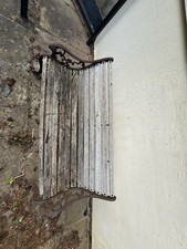 One Wrought Iron Bench Poor