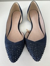 NEXT LADIES SPARKLING FLAT SHOES SIZE 4.5 In Excellent Condition