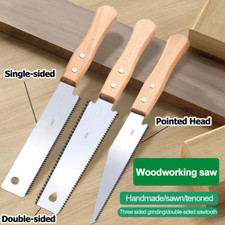 Japanese Style Hand Saw Single/Double Sided Fine Tooth Wood Saw SK5 Steel Flexib
