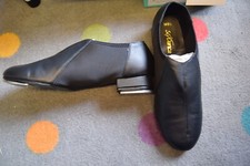 Black So Danca TA52 Taylor split sole slip on tap shoes  - UK Size 6
