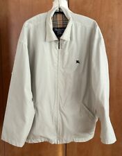 Burberrys’ Original Vintage 1980s Beige Bomber Harrington Jacket Size XL Golf