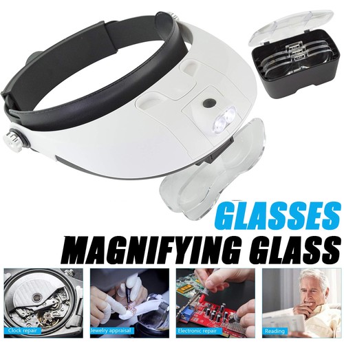 Magnifying glass headset - glass, 2