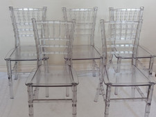 Kids Chavarri Clear Party Chair And White Table Hire