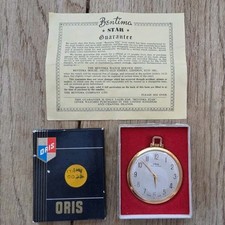 Oris Gold Plated Pocket Watch