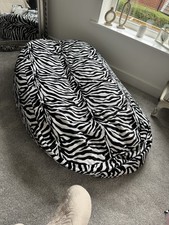 Animal Bean bag Bed Soft Faux Fur Jungle / Safari Seat Beanbag Lounger Pony Skin