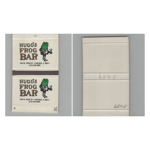 Matchbox cover hugo frog bar - matchbox,