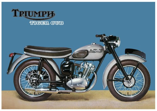 Triumph poster t20 tiger cub - poster,