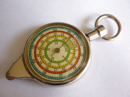 Vintage german opsimeter map - german,