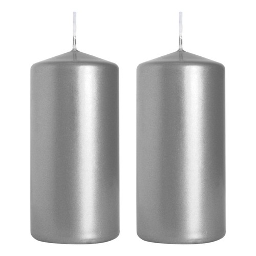Silver metallic pillar - 2,