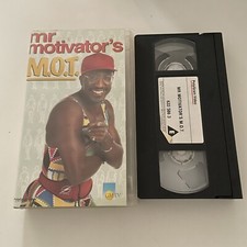 Mr Motivators MOT VHS Video Cassette Fitness Health Motivator Rare
