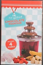 Treat Yourself Chocolate Fountain Machine Stainless Steel Melting Pot Chocolate