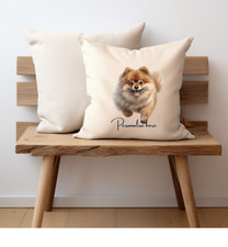 Pomeranian Dog cushion cover 40cm Personalised gifts