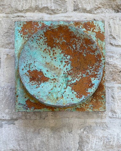 Wall sculpture with - , a