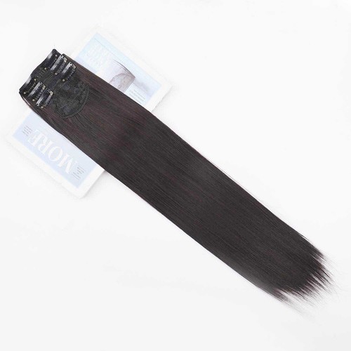 Clip hair extensions three - clip,