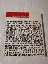 La Biennale di Venezia 49th Art Exhib 2001 2 Volume Catalogue English Venice