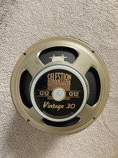 Celestion G12 Vintage 30 V30 8ohm Guitar Speaker 12" Excellent Condition.