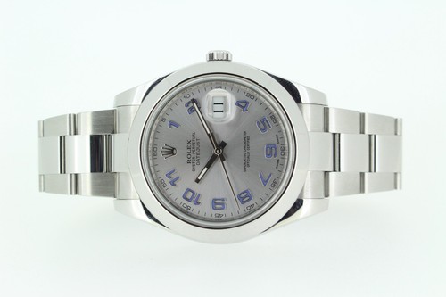 Rolex datejust 41mm silver - rolex,