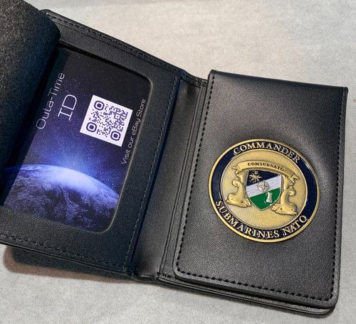 Commemorative leather wallet - leather,