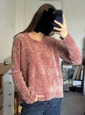 Pink chenille Soft sweater
