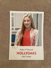 RUBY O'DONNELL    (HOLLYOAKS) PRESIGNED CAST CARD